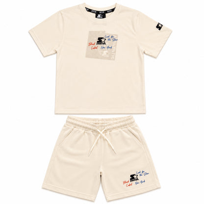 Starter COMPLETO MAGLIA+BERMUDA CREMA/CREMA 173 BB ST
