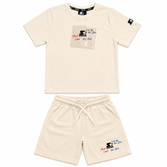 Starter COMPLETO MAGLIA+BERMUDA CREMA/CREMA 173 BB ST