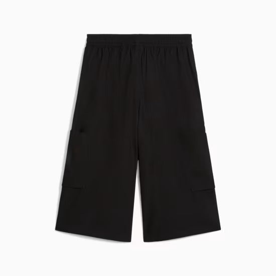 PUMA FUTURE.PUMA.ARCHIVE RELAXED CARGO JORTS 16" WV BLACK 629692-01