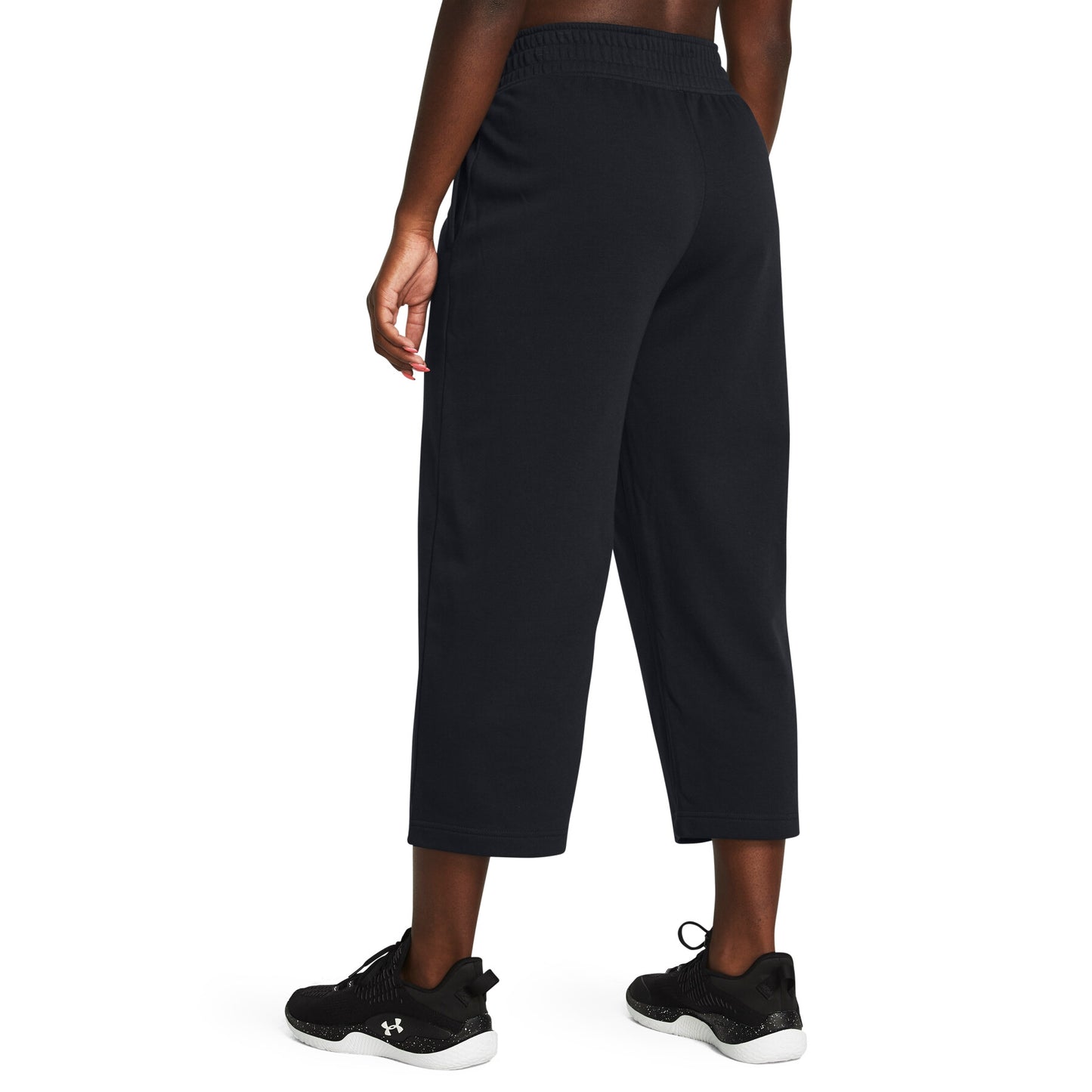 UNDER ARMOUR RIVAL TERRY CROP WIDE LEG 1382737-001