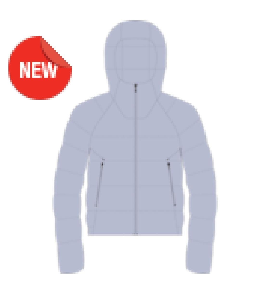 THE NORTH FACE NTF W HYALITE DOWN HOODIE - EU DUSTY PERIWINKLE NF0A3Y4RI0E1