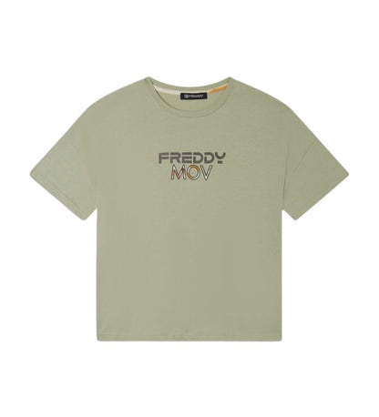 FREDDY T-SHIRT MANICA CORTA DESERT SAGE S25WMVT2-V138