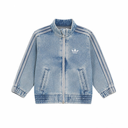 Adidas Firebird Denim Track Top Neonato Jeans