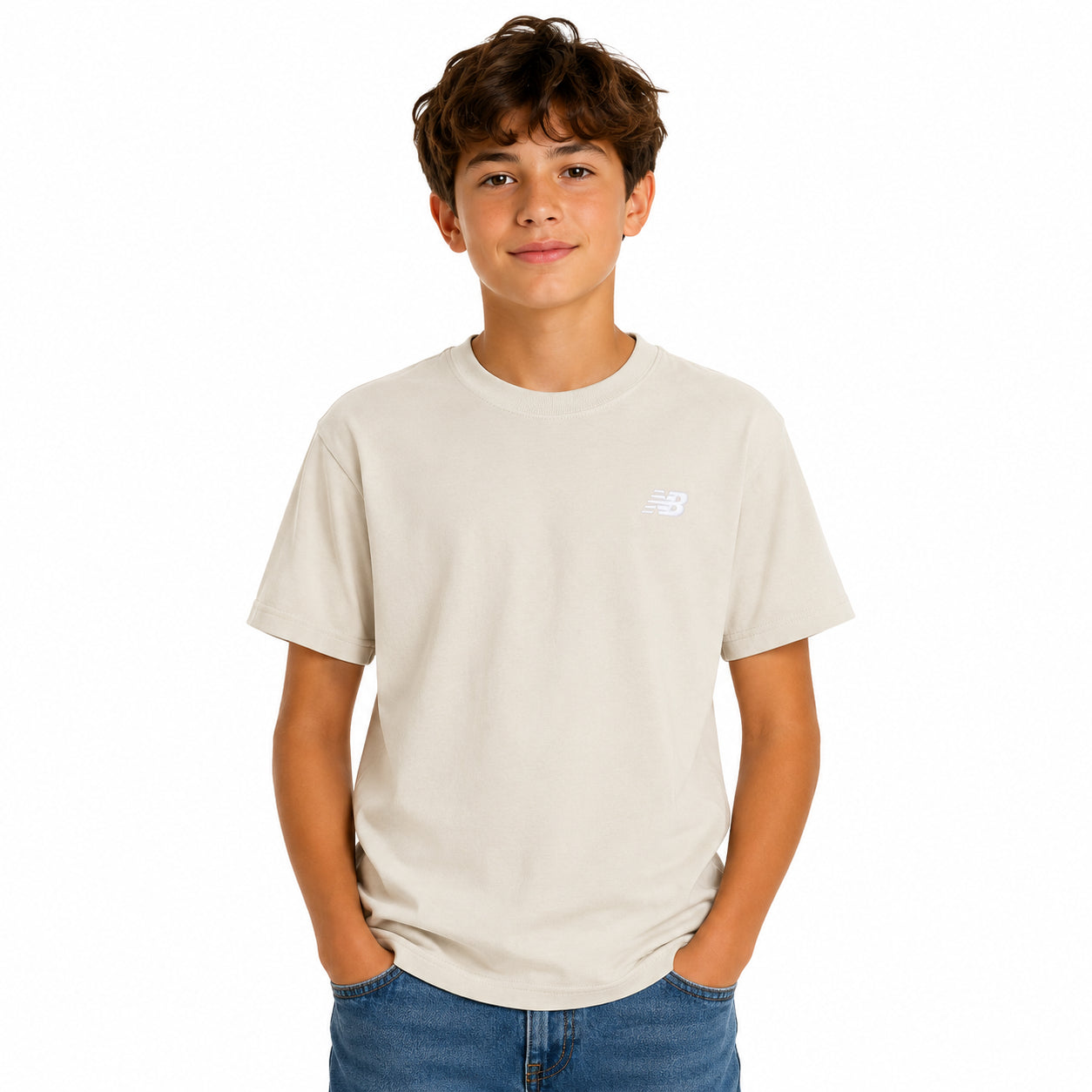 New Balance Jersey Small Logo Tee LAKG0001 | Bisque