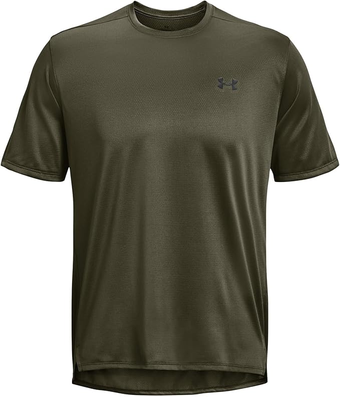 UNDER ARMOUR TECH VENT SS	MARINE OD GREEN/BLACK 1376791-390