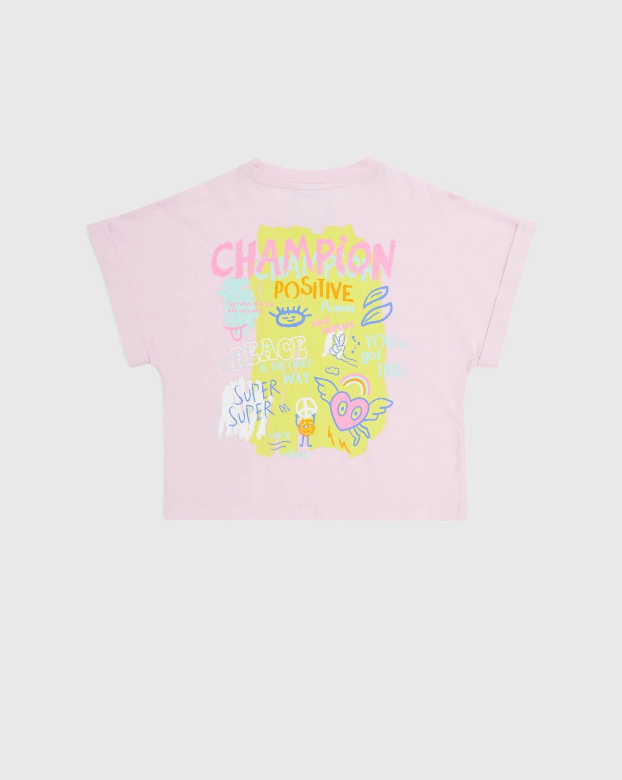 CHAMPION CREWNECK T-SHIRT PINK 404932-PS013