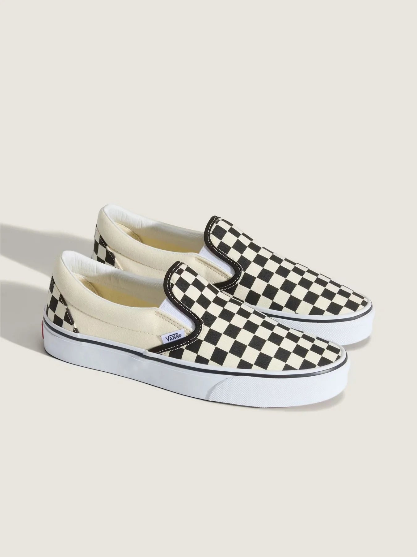 VANS Classic Slip-On BLK&WHTCHCKERBOARD/WHT VN000D35BWW1
