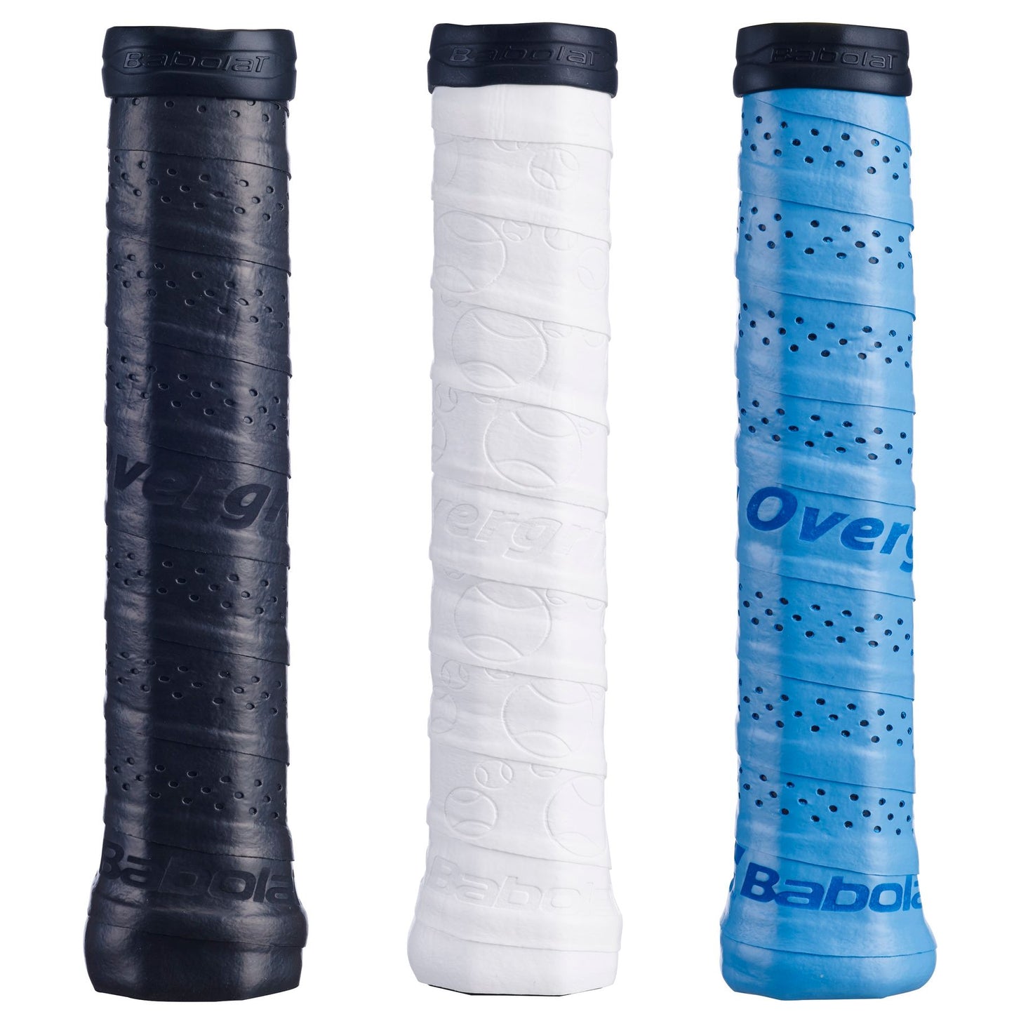 Babolat MY OVERGRIP X3 BLACK BLUE WHITE 653052-164