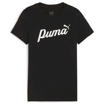 PUMA ESS+ SCRIPT TEE G BLACK 679402-01