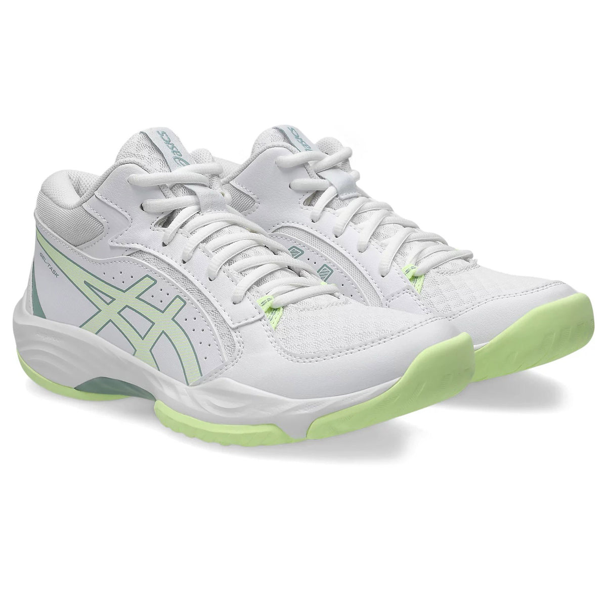 Asics Scarpe da Pallavolo e Indoor Donna Asics Gel-task Mt 5 (1072A134-100) – White/Illuminate Yellow 1072A134-100 – foto 3