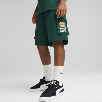 PUMA MID90S CARGO CHINO SHORTS B GREEN 685154-60