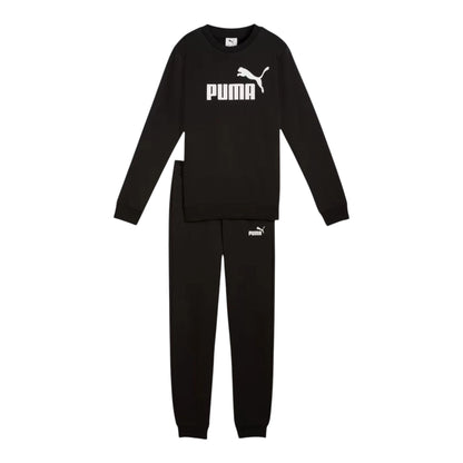 PUMA ESS NO.1 LOGO CREW SWEAT SUIT  FL B BLACK 689721-01