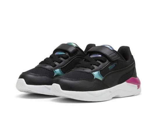 PUMA X-RAY SPEED LITE BOUNCY SKY AC PS PUMA BLACK-COLD GREEN-MAGENTA GLEAM 398006-02