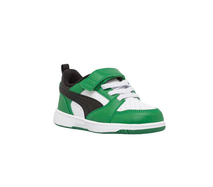 PUMA REBOUND V6 LO AC+ INF PUMA WHITE-PUMA BLACK-ARCHIVE GREEN 397420-05