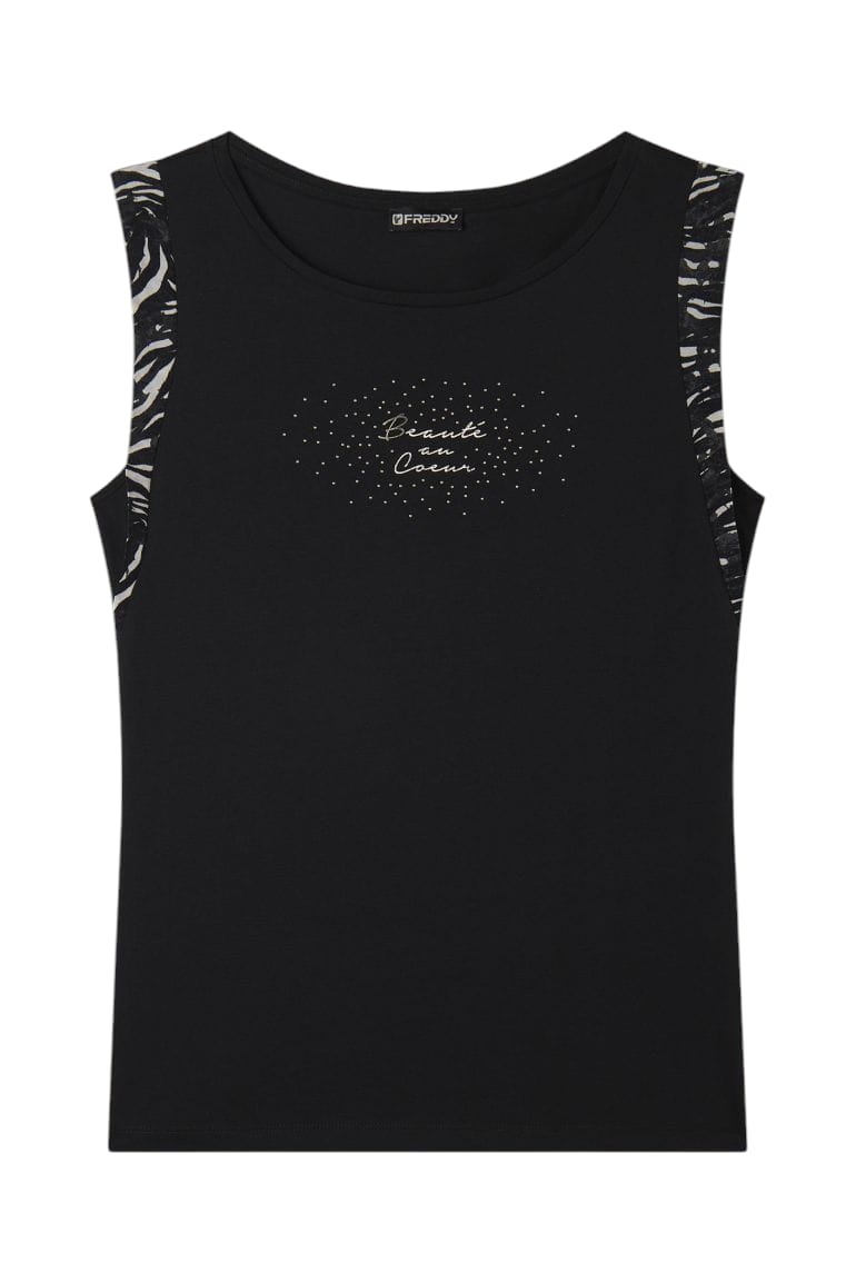 FREDDY CANOTTA BLACK - ZEBRA ANIMALIER S25WSLT6-NAN116