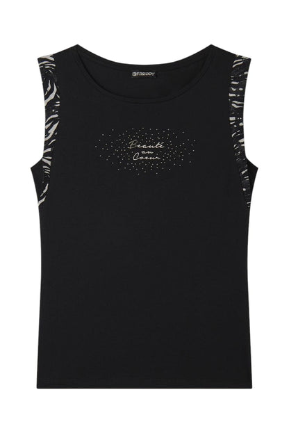 FREDDY CANOTTA BLACK - ZEBRA ANIMALIER S25WSLT6-NAN116