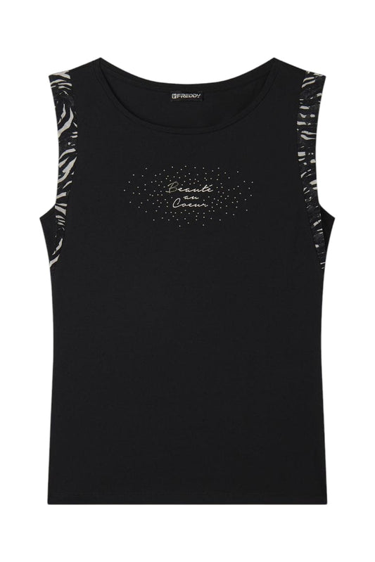 FREDDY CANOTTA BLACK - ZEBRA ANIMALIER S25WSLT6-NAN116