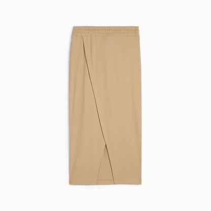 PUMA CLASSICS RIBBED MIDI SKIRT PRAIRIE TAN 624265-83