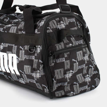 PUMA CHALLENGER DUFFEL BAG S BLACK-LOGO AOP 079530-19