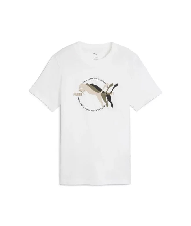 PUMA GRAPHICS TEE III B WHITE 686660-02