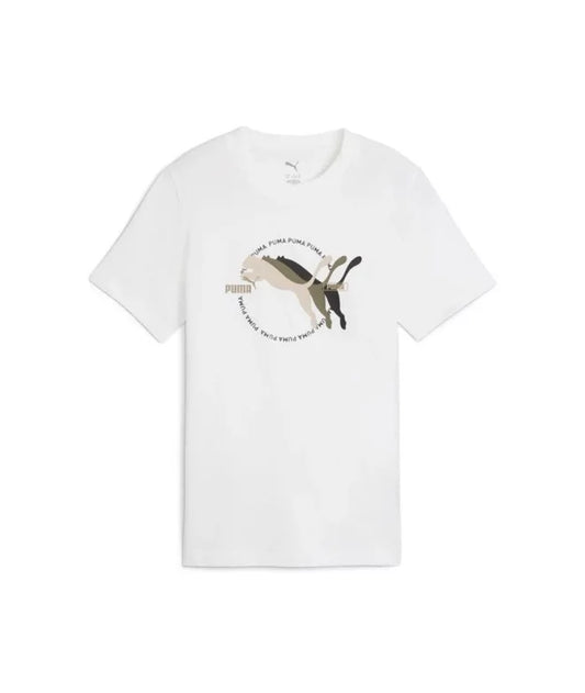 PUMA GRAPHICS TEE III B WHITE 686660-02