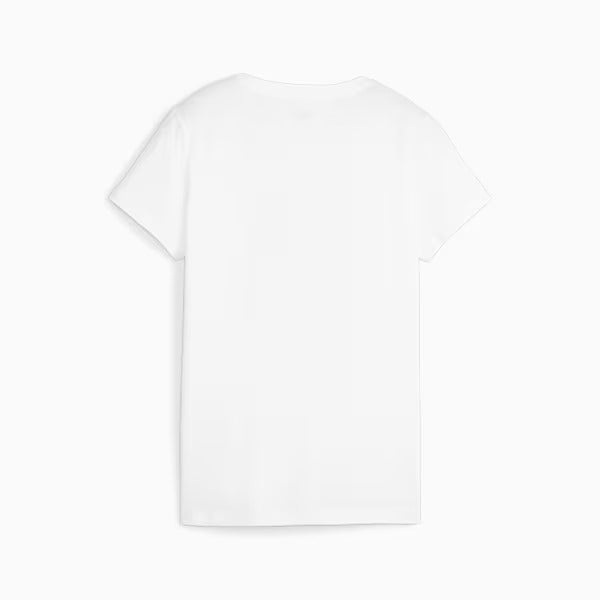 PUMA ESS+ SCRIPT TEE WHITE 679315-02