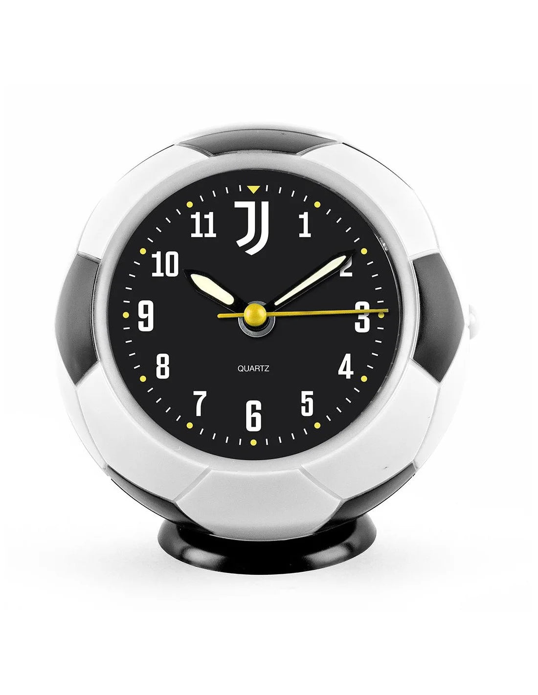 Juventus Sveglia al Quarzo Lowell Alarm & Clock JA7082JU2 – Bianco/Nero, orologio con sveglia per tifosi bianconeri, idea regalo per amanti del calcio