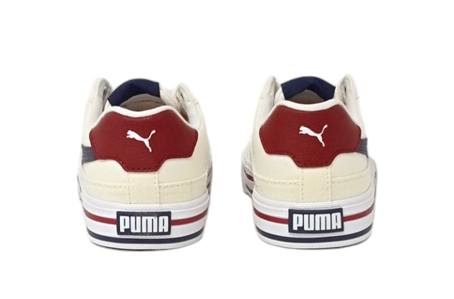 PUMA COURT CLASSIC VULC FS PS WARM WHITE-NAVY-SUGARED ALMOND 396559-01