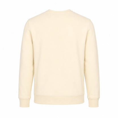 EA7 Felpa Uomo Girocollo in Cotone Panna - 7M002231-U1079 – foto 2