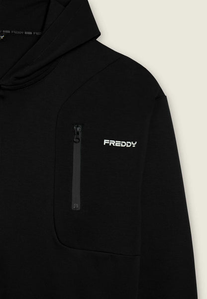 FREDDY FELPA CAPPUCCIO ZIP F25MDNS5-N23