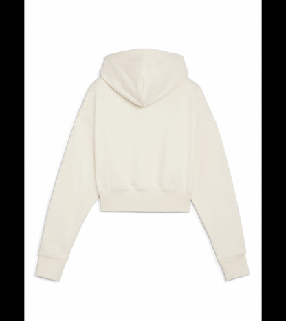 PUMA TEAM FOR THE FANBASE CROPPED HOODIE TR ALPINE SNOW 624346-87