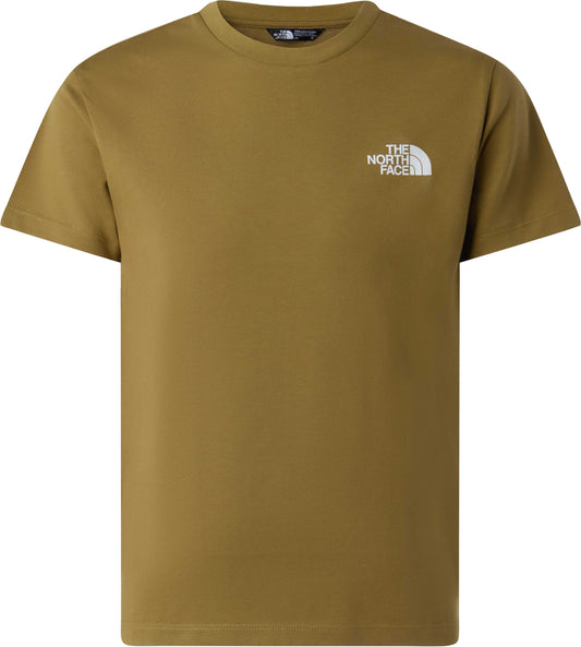 THE NORTH FACE TEEN SIMPLE DOME REGULAR SS TEE CEDAR NF0A87T42EL1