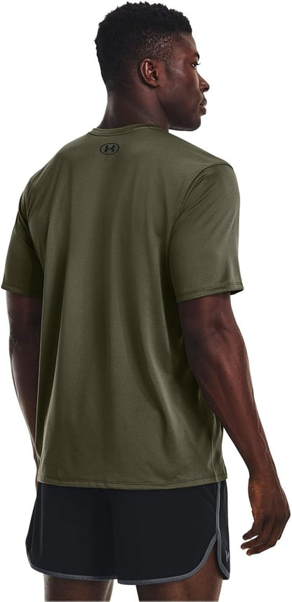 UNDER ARMOUR TECH VENT SS	MARINE OD GREEN/BLACK 1376791-390