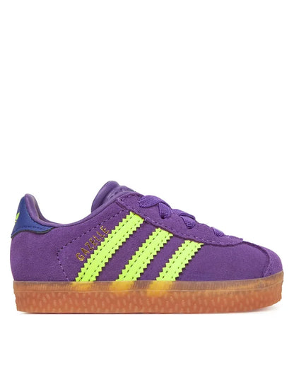 ADIDAS GAZELLE CF EL I ACTPUR/SYELLO/CPURPL JP7136