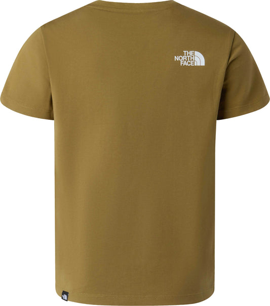 THE NORTH FACE TEEN SIMPLE DOME REGULAR SS TEE CEDAR NF0A87T42EL1
