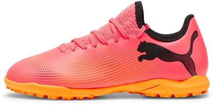 PUMA FUTURE 7 PLAY TT JR SUNSET GLOW-BLACK-SUN STREAM 107737-03