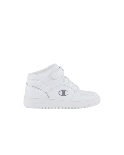 CHAMPION RD18 2.0 MID G PS MID CUT SHOE WHT/SILVER S32498-WW021