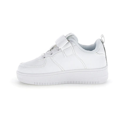 Lotto Cavaliers AMF INF S – Sneaker Bambino in Ecopelle | Bianco
