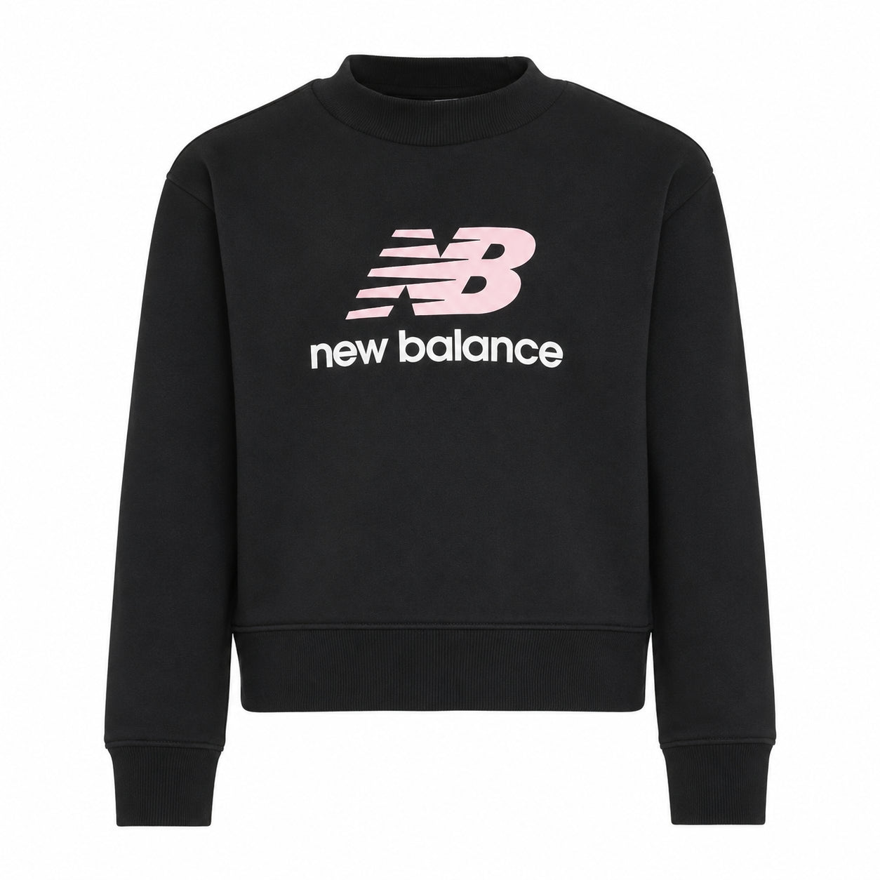 New Balance FT Stacked Logo Crew LAKG0202-BK | Bambina/Ragazza | Nero