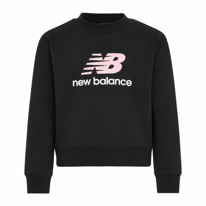 New Balance FT Stacked Logo Crew LAKG0202-BK | Bambina/Ragazza | Nero