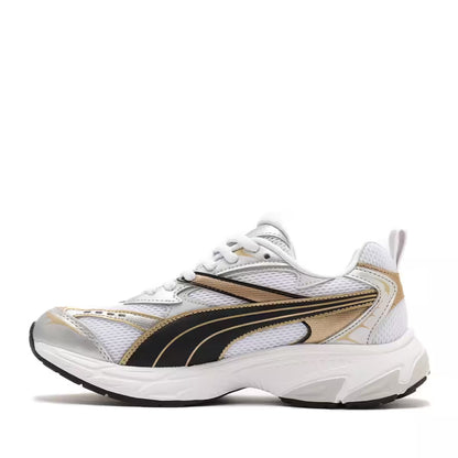 PUMA MORPHIC WHITE-GOLD-SILVER 392724-25