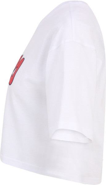 FILA LUCENA CROPPED GRAPHIC TEE BRIGHT WHITE FAW0757-10001
