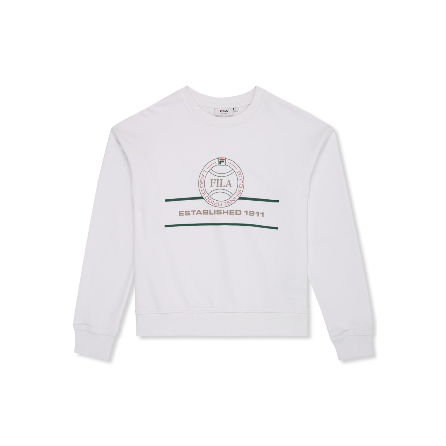 FILA PARELLA relaxed graphic crewneck sweatshirt FAW1204-10001
