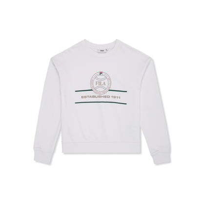 FILA PARELLA relaxed graphic crewneck sweatshirt FAW1204-10001