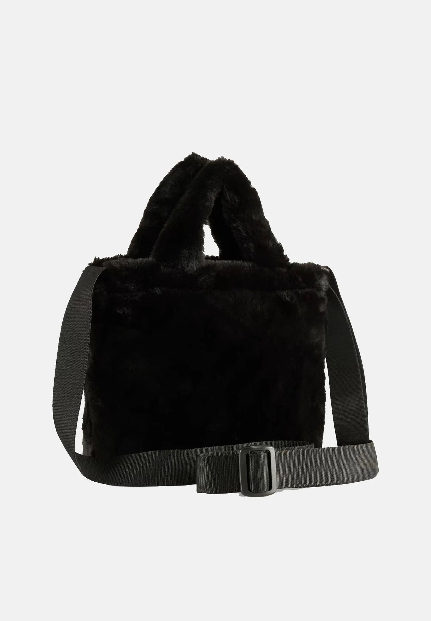 PUMA UP FAUX FUR MINI SHOPPER BAG BLACK 091713-01