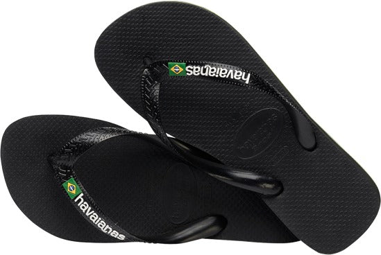 Havaianas BRASIL LOGO BLACK/BLACK  BLACK/BLACK 4110850-1069