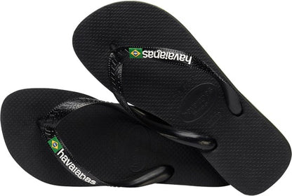 Havaianas BRASIL LOGO BLACK/BLACK  BLACK/BLACK 4110850-1069