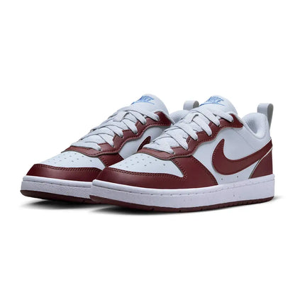 NIKE COURT BOROUGH LOW RECRAFT PURE PLATINUM/DARK TEAM RED-BLUE BEYO DV5456-006