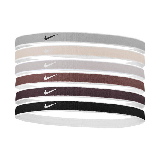 NIKE SWOOSH HEADBANDS 6PK SA/LO/BK N1002021137OS
