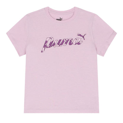 PUMA BLOSSOM TEE & SHORTS SET G GRAPE MIST 680320-60